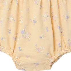 Baby Girls Yellow Floral Romper