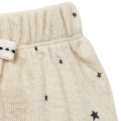 Baby Neutral Beige Moon & Stars Harem Shorts