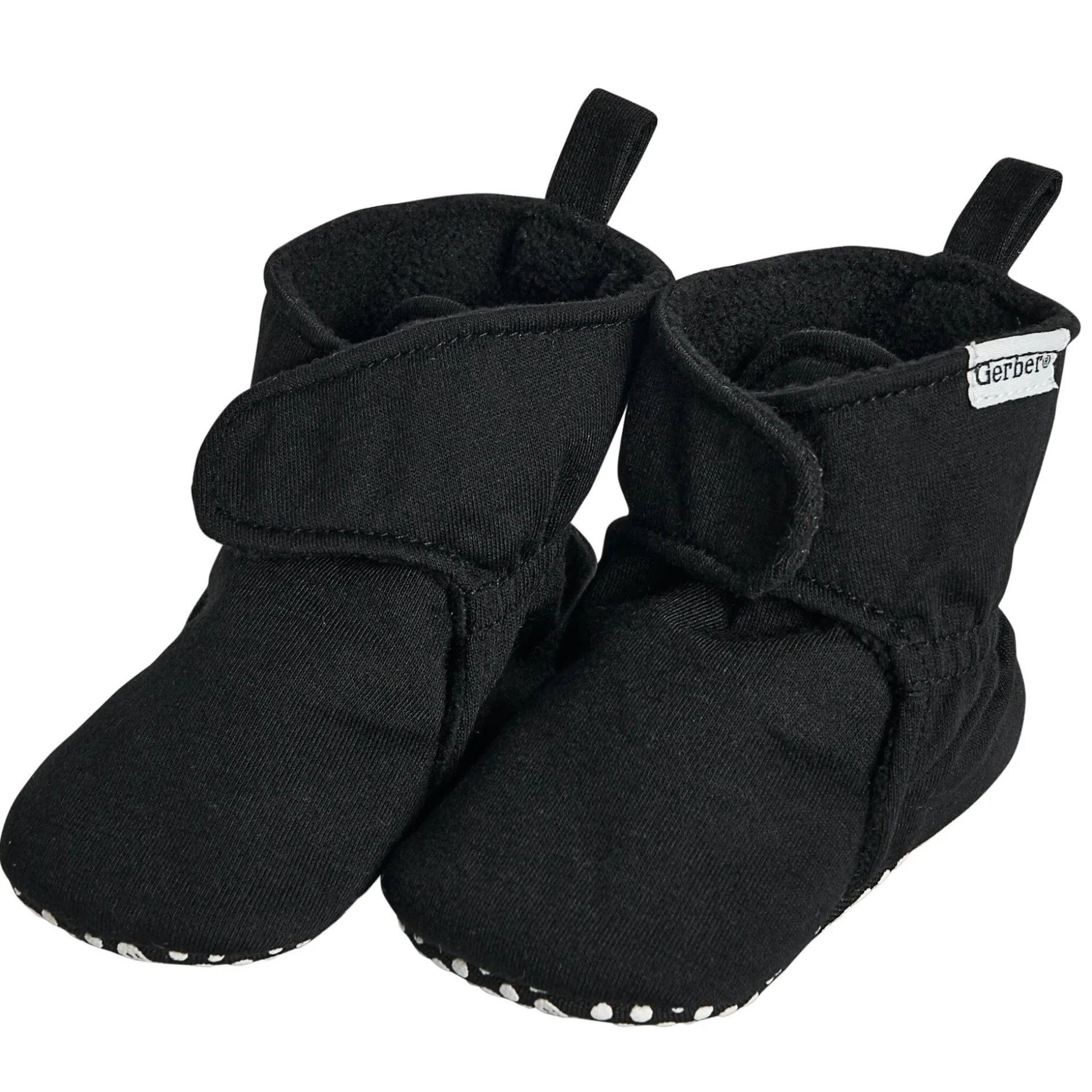 Baby Neutral Black Soft Booties