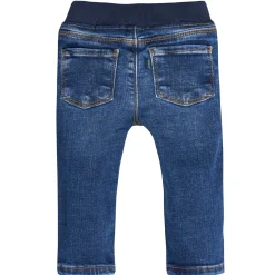 Baby Neutral Blue Rib Waist Skinny Denim Jeans