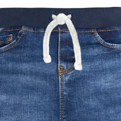Baby Neutral Blue Rib Waist Skinny Denim Jeans