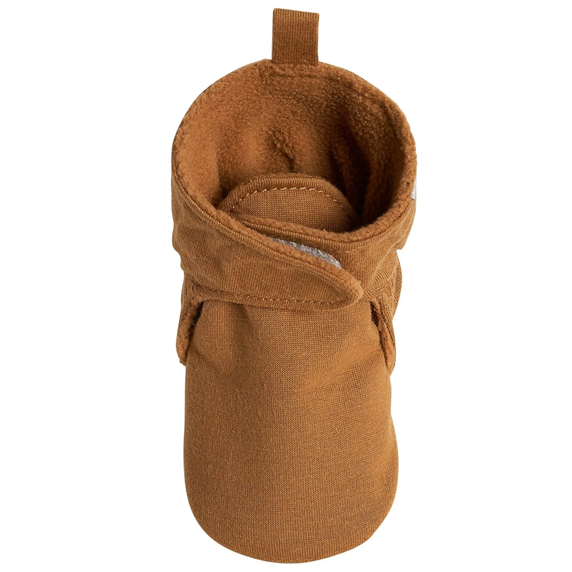 Baby Neutral Brown Soft Booties