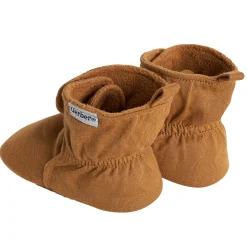 Baby Neutral Brown Soft Booties