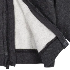Baby Neutral Charcoal Heather Zip Front Sweatshirt