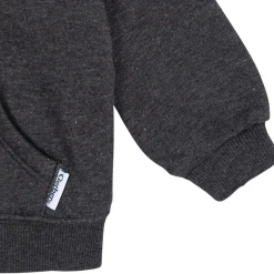 Baby Neutral Charcoal Heather Zip Front Sweatshirt