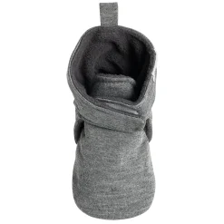 Baby Neutral Heather Gray Soft Booties