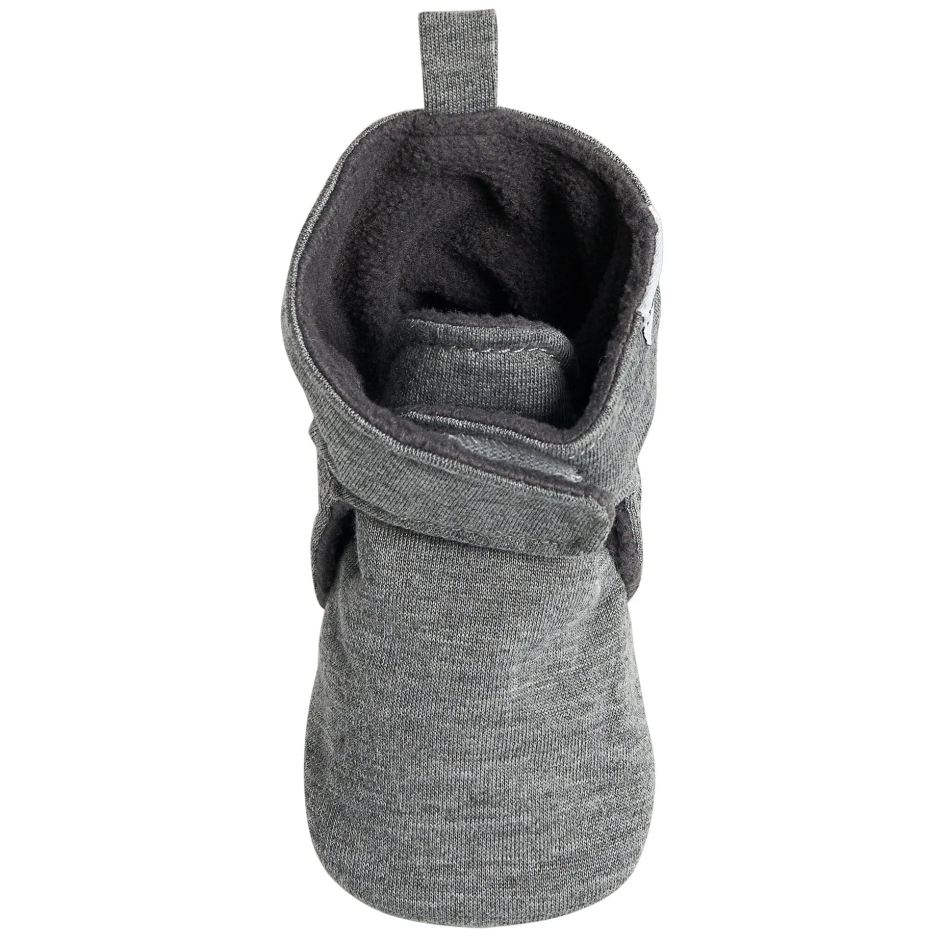 Baby Neutral Heather Gray Soft Booties