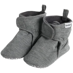 Baby Neutral Heather Gray Soft Booties