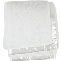 Baby Neutral Ivory Plush Blanket