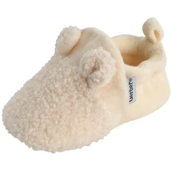 Baby Neutral Ivory Sherpa Booties