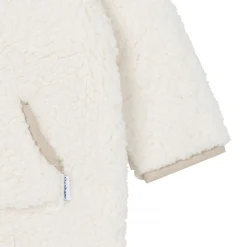 Baby Neutral Ivory Sherpa Romper