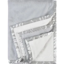 Baby Neutral Light Gray Plush Blanket