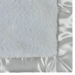 Baby Neutral Light Gray Plush Blanket