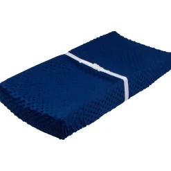 Baby Neutral Navy Dotted Changing Pad Cover