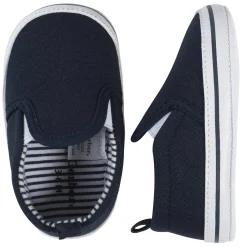 Baby Neutral Navy Slip-On Sneaker