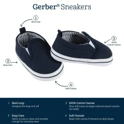 Baby Neutral Navy Slip-On Sneaker