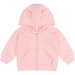 Baby Neutral Pink Zip Front Sweatshirt