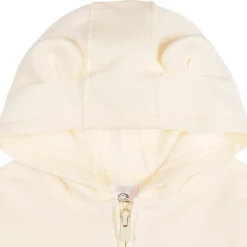 Baby Neutral Soft Beige Zip Front Sweatshirt
