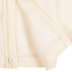 Baby Neutral Soft Beige Zip Front Sweatshirt