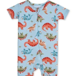 Baby Snugosaurous Buttery Soft Viscose Made from Eucalyptus Snug Fit Romper