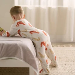 Baby & Toddler Boys Fox Footed Fleece Pajamas