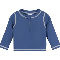 Baby & Toddler Boys UPF 50+ Blue Half Zip Rash Guard