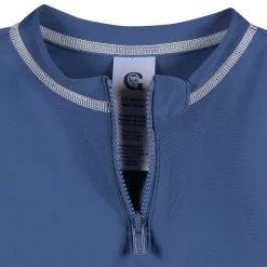 Baby & Toddler Boys UPF 50+ Blue Half Zip Rash Guard