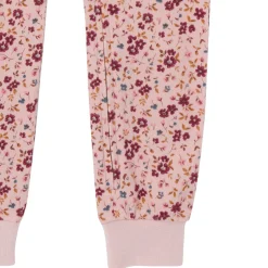 Baby & Toddler Girls Light Rose Floral Snug Fit Footless Pajamas