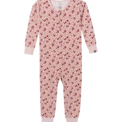 Baby & Toddler Girls Light Rose Floral Snug Fit Footless Pajamas