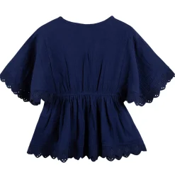 Baby & Toddler Girls Navy Gauze Kaftan Swim Coverup