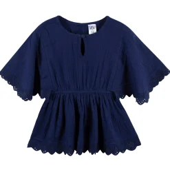 Baby & Toddler Girls Navy Gauze Kaftan Swim Coverup