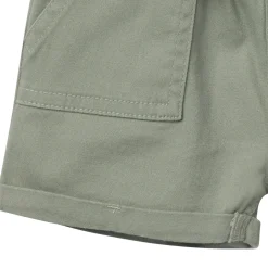 Baby & Toddler Girls Olive Stretch Twill Shorts