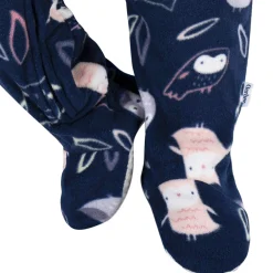 Baby & Toddler Girls Owls Footed Fleece Pajamas