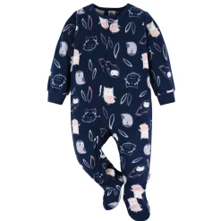 Baby & Toddler Girls Owls Footed Fleece Pajamas