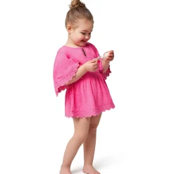 Baby & Toddler Girls Pink Gauze Kaftan Swim Coverup