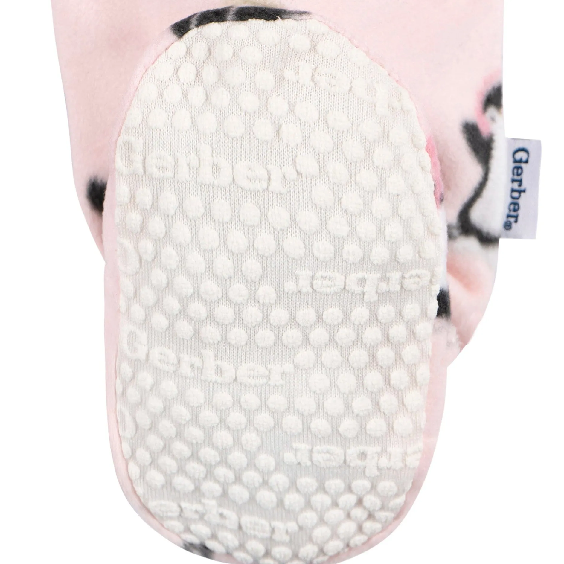 Baby & Toddler Girls Pink Penguins Footed Fleece Pajamas