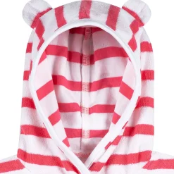 Baby & Toddler Girls Pink Stripe Hooded Swim Coverup