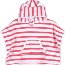 Baby & Toddler Girls Pink Stripe Hooded Swim Coverup