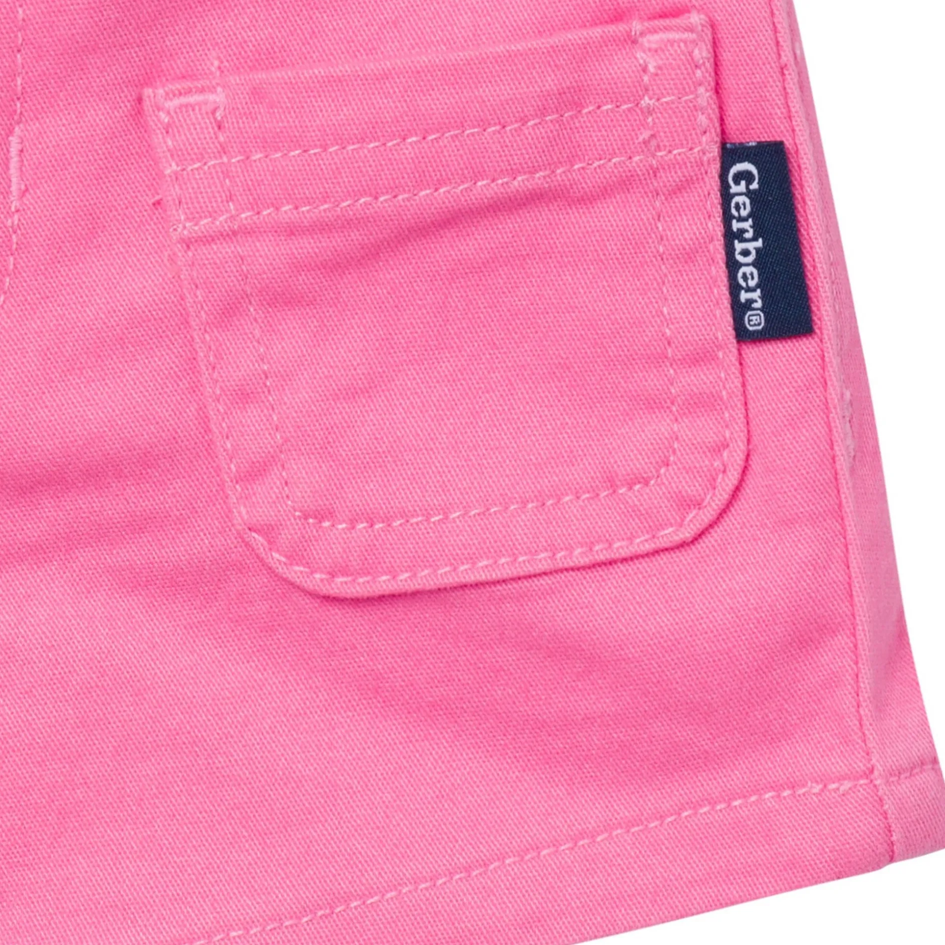 Baby & Toddler Girls Pink Twill Shorts