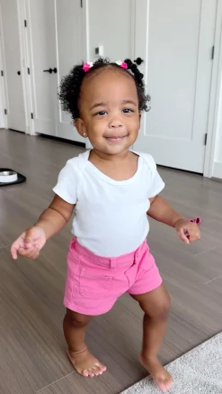 Baby & Toddler Girls Pink Twill Shorts