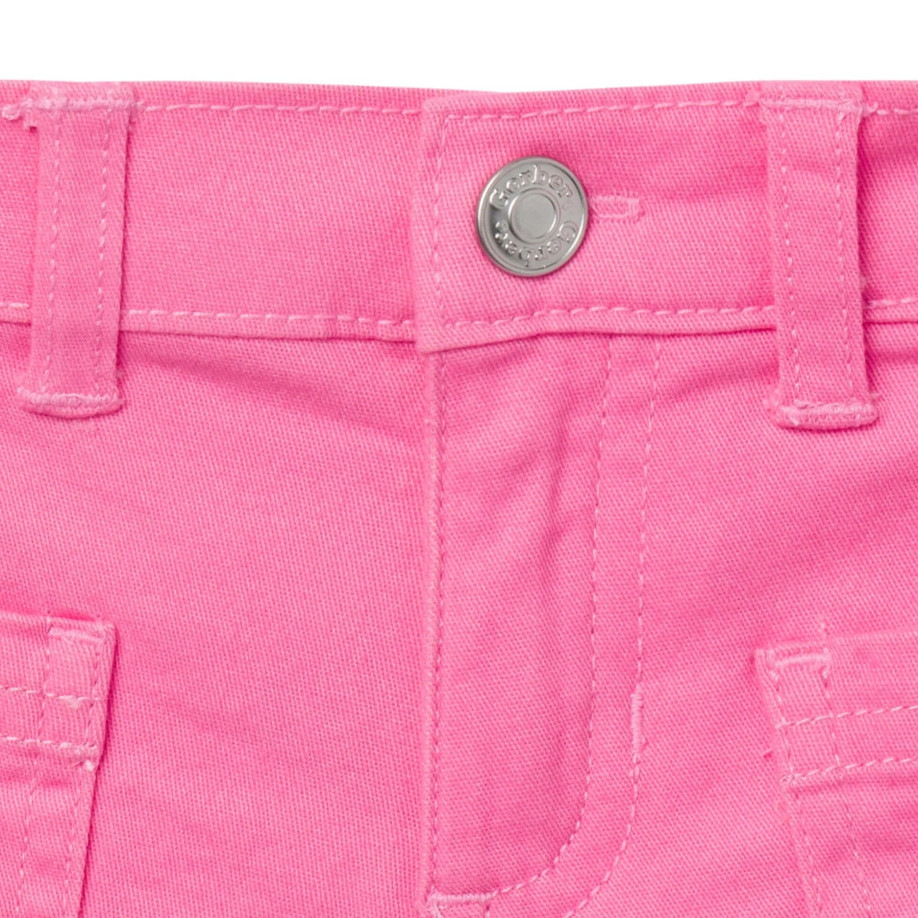 Baby & Toddler Girls Pink Twill Shorts