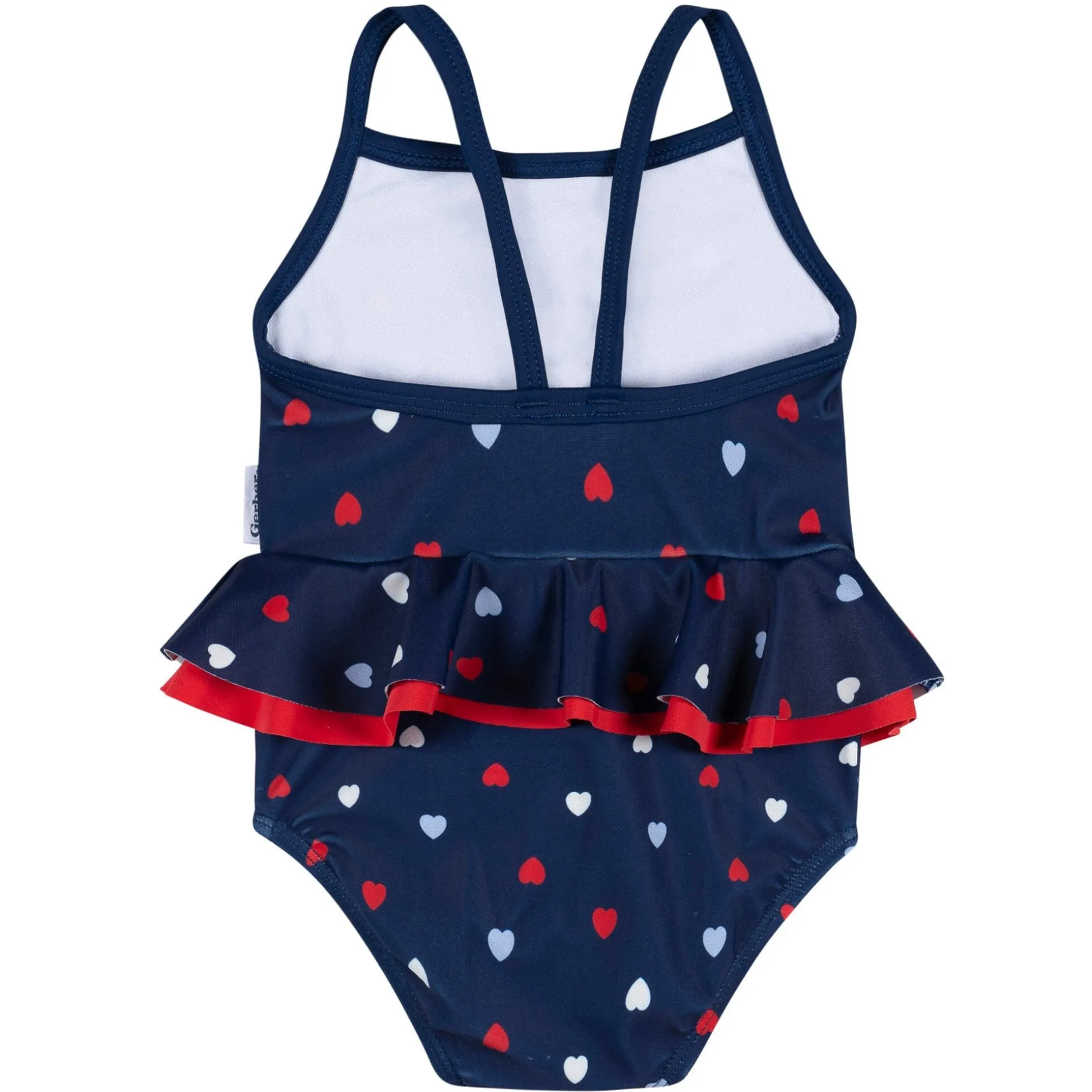 Baby & Toddler Girls UPF 50+ Americana Hearts One-Piece Swimsuit