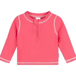 Baby & Toddler Girls UPF 50+ Pink Half Zip Rash Guard