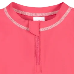 Baby & Toddler Girls UPF 50+ Pink Half Zip Rash Guard