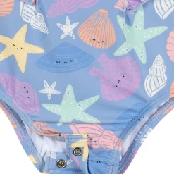 Baby & Toddler Girls UPF 50+ Seashells One-Piece Swimsuit