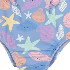 Baby & Toddler Girls UPF 50+ Seashells One-Piece Swimsuit