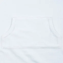 Baby & Toddler Girls White Hooded Kangaroo Pocket Terry Coverup