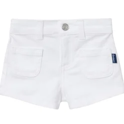 Baby & Toddler Girls White Twill Shorts