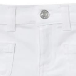 Baby & Toddler Girls White Twill Shorts