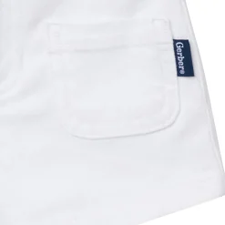 Baby & Toddler Girls White Twill Shorts